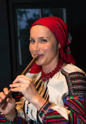 Furulyás (flute player) at Barcroft Balkan Dancers in 2017