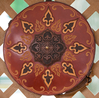 Folk crafts: Leatherwork example at the Smithsonian's Folklife Festival in 2013